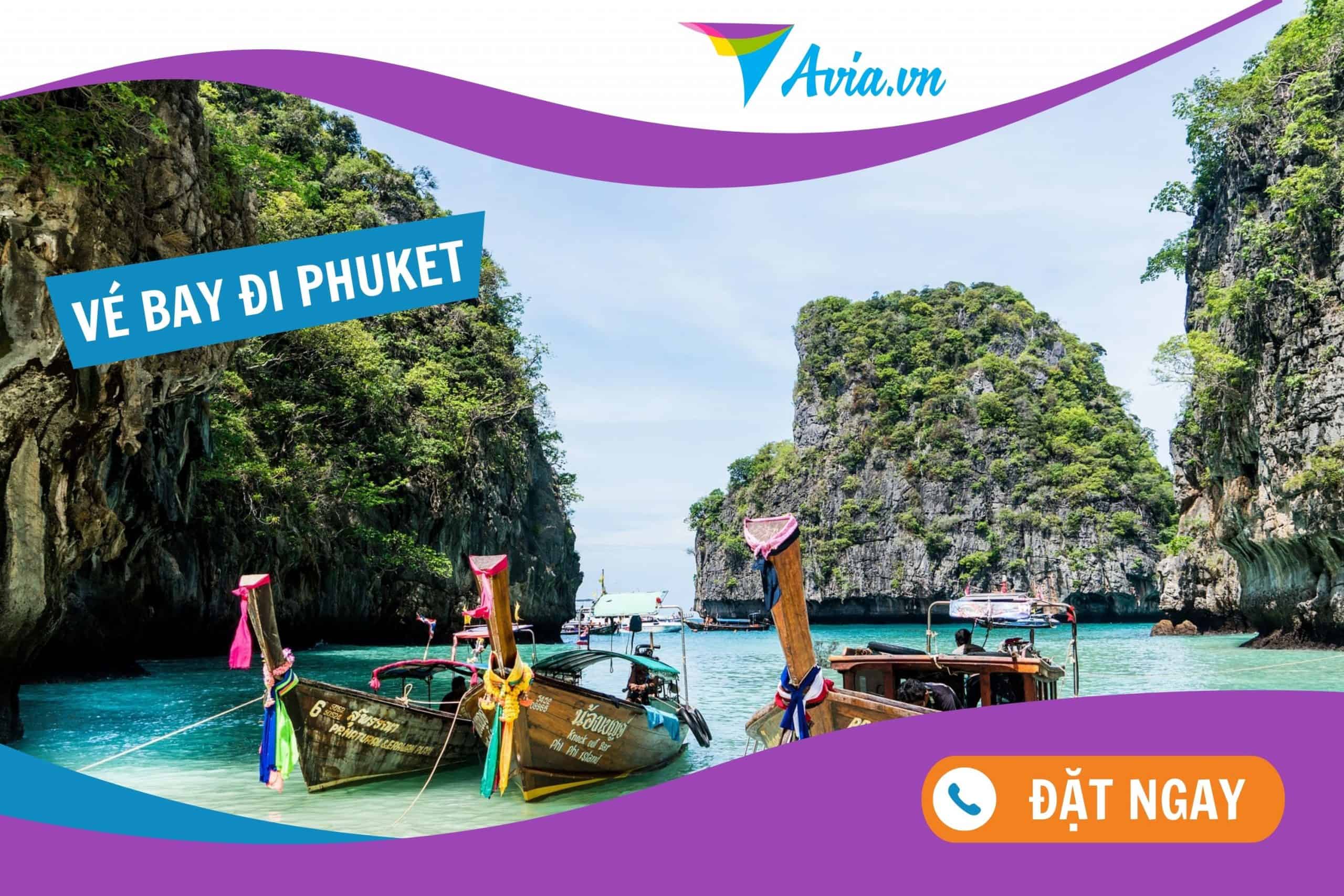 Vé máy bay đi Phuket (HKT) giá rẻ 